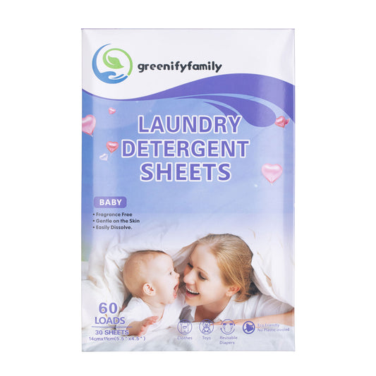 Eco-friendly Laundry Detergent Sheets